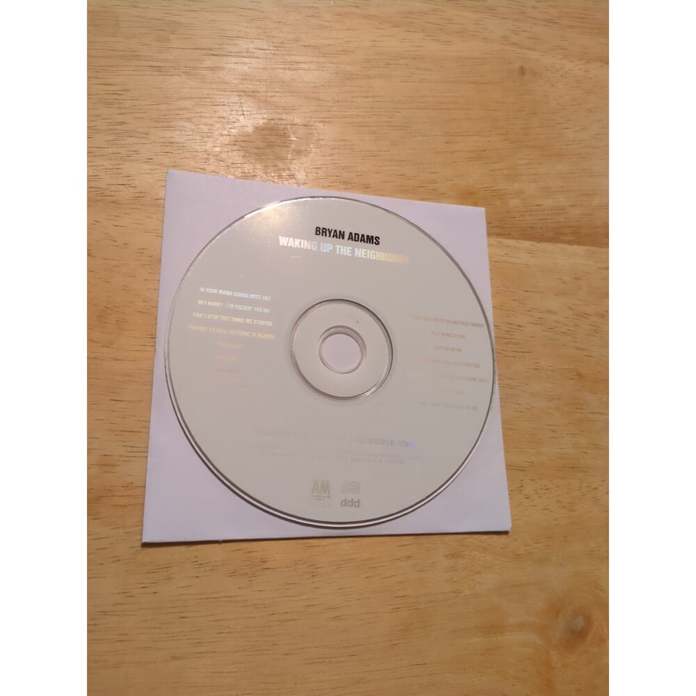 Bryan Adams Waking Up The Neighbors CD Disc Only
